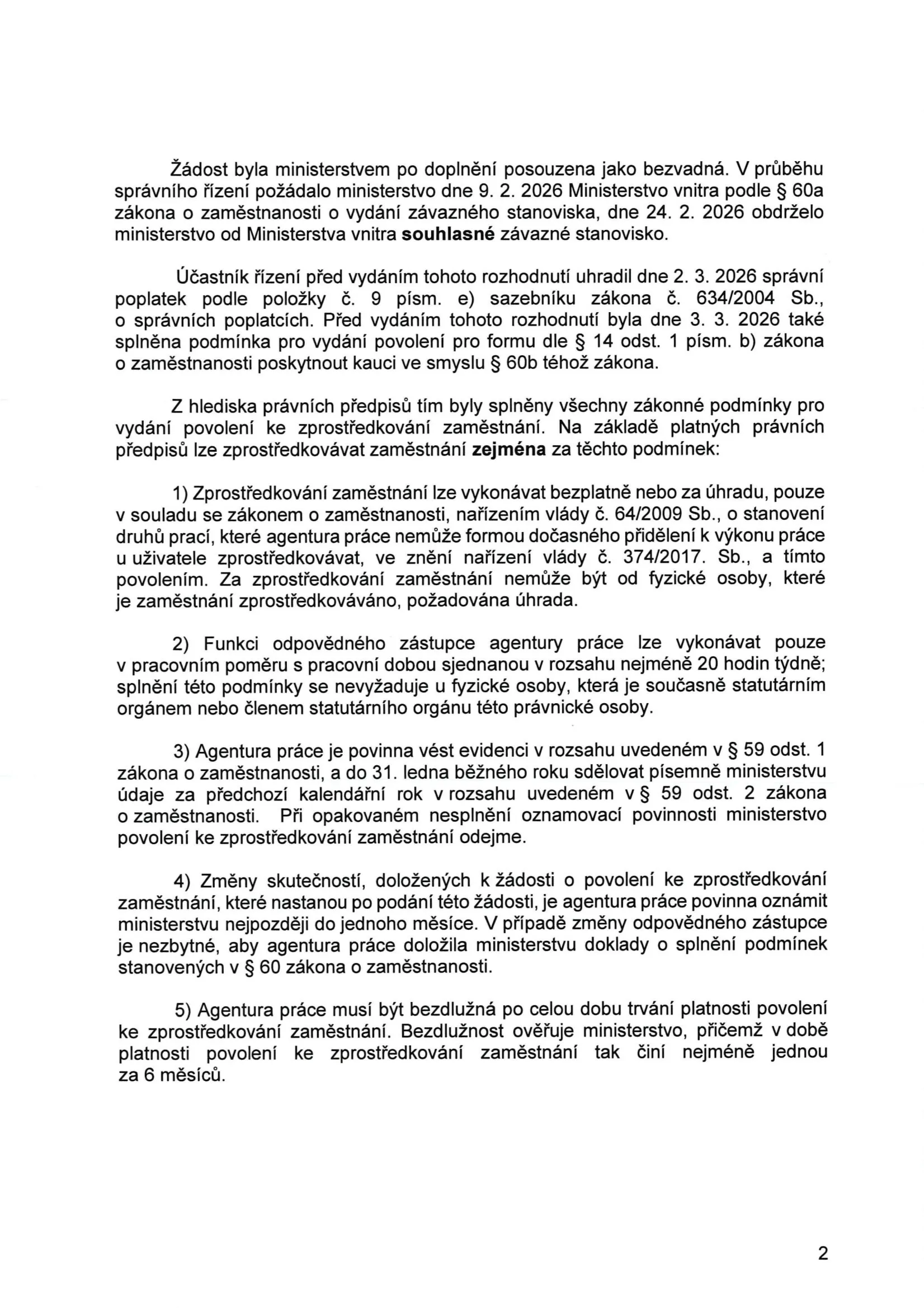 License – page 2