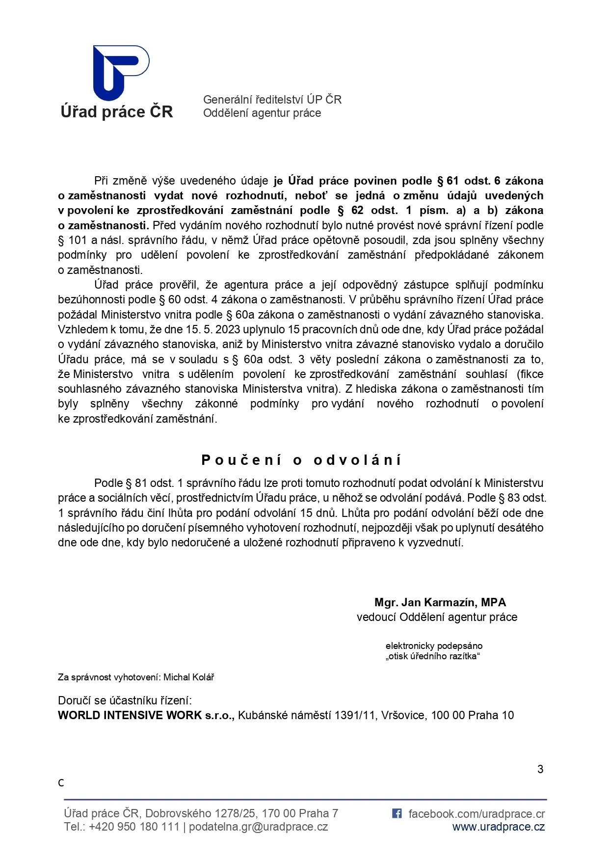 License – page 3